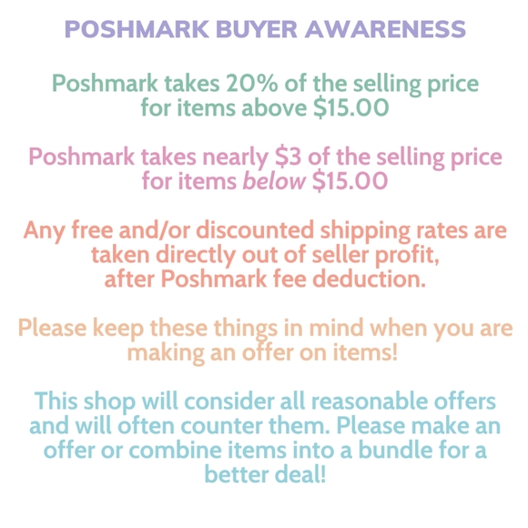 Poshmark Fees Buyer Educational Tool - Picture 2 of 2
